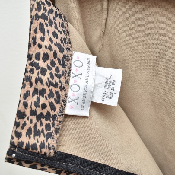 Vintage XOXO Cheetah Print Mini Skirt - Picture 5 of 5